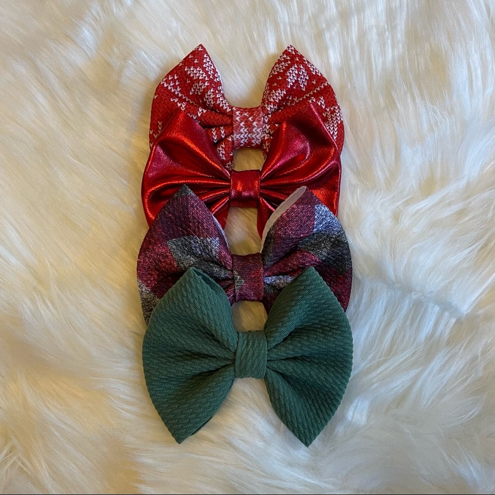 ❄️LOW STOCK Ugly Sweater Christmas Hair Bows & More